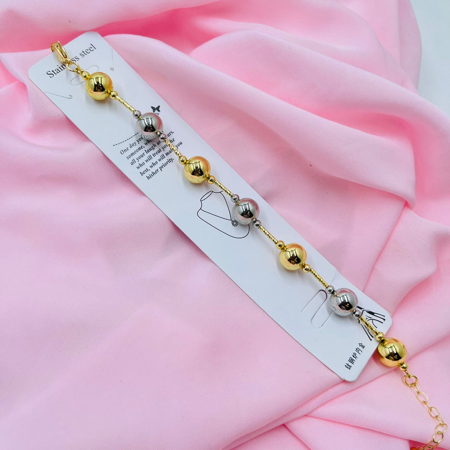 Noble Link Pearl  Bracelet