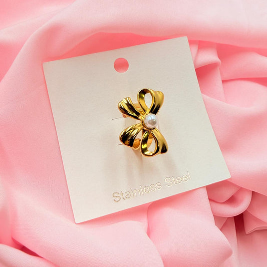 Golden Bow Ring