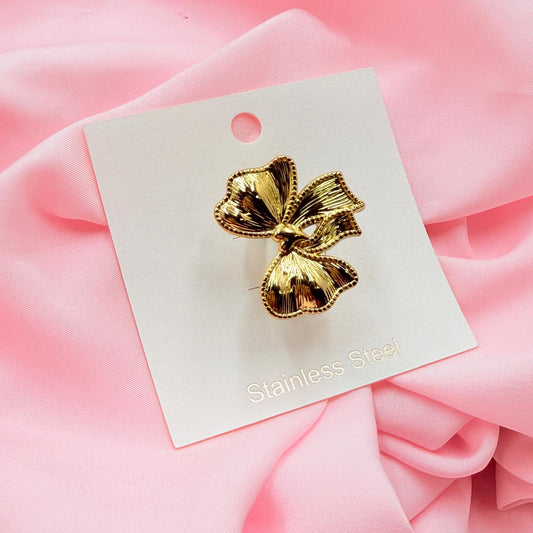 Golden Bow Ring