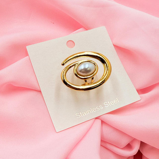 Platinum Glow Ring