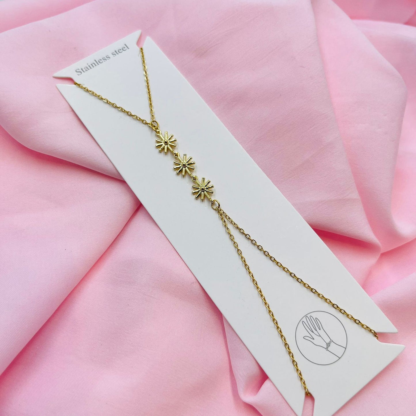 Gemstone Hand Chain