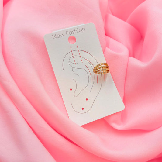 Flame Curve  Ear Cuff Earring