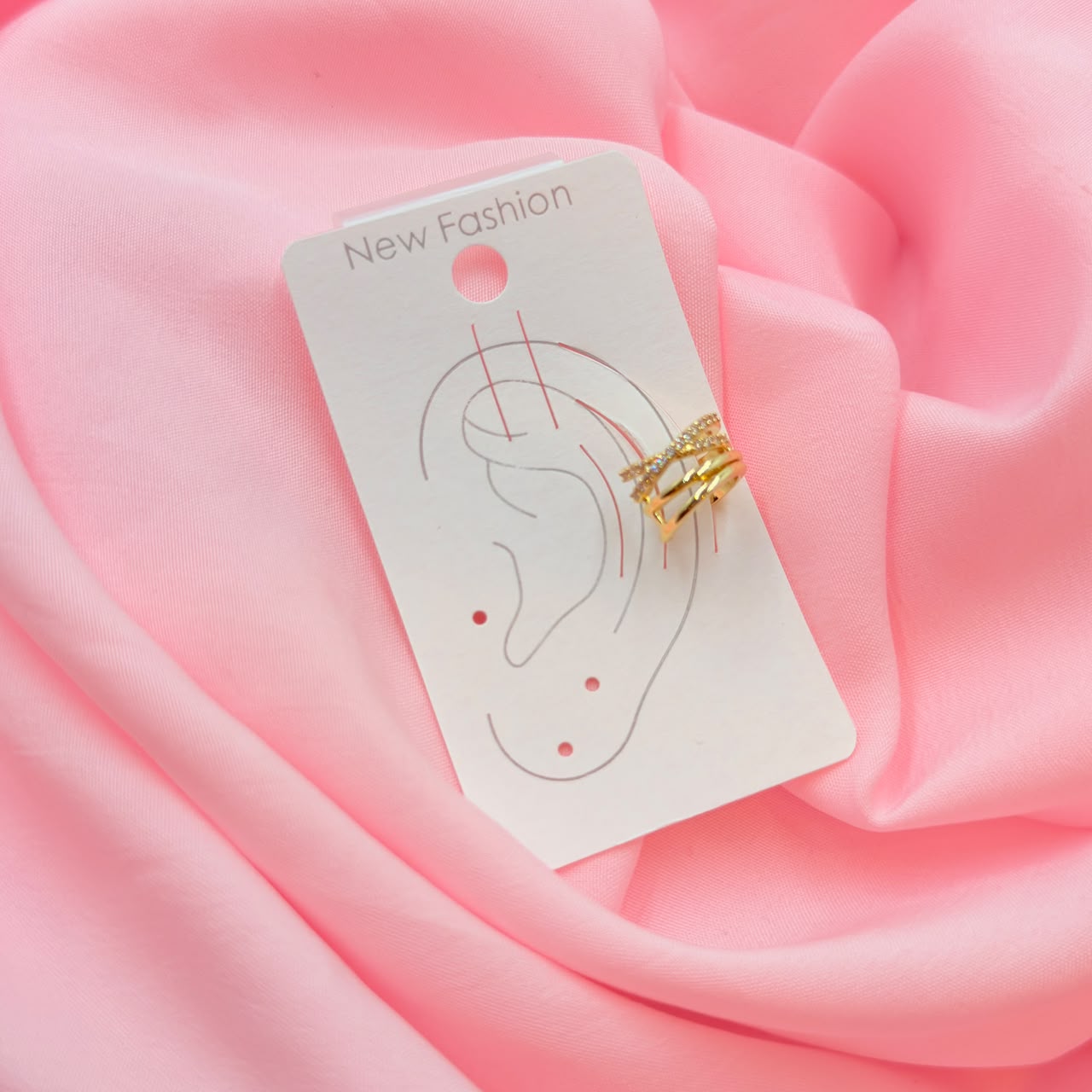 Golden Mirage Ear Cuff Earring