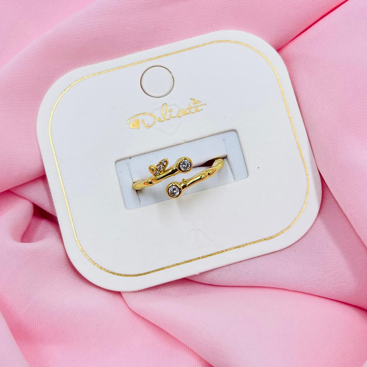 Tiny Halo Stud Ring