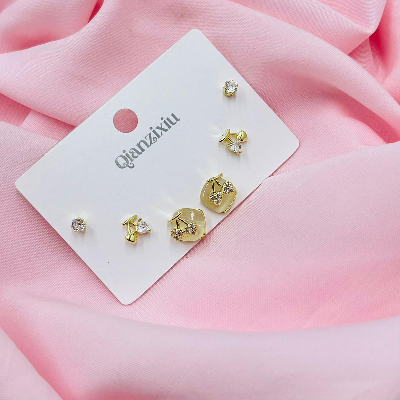 Vintage Pearl Combo Earrings