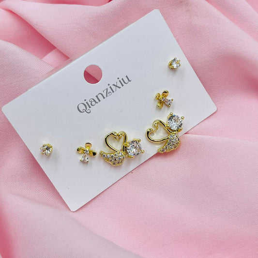 Glam Spark Combo Earrings