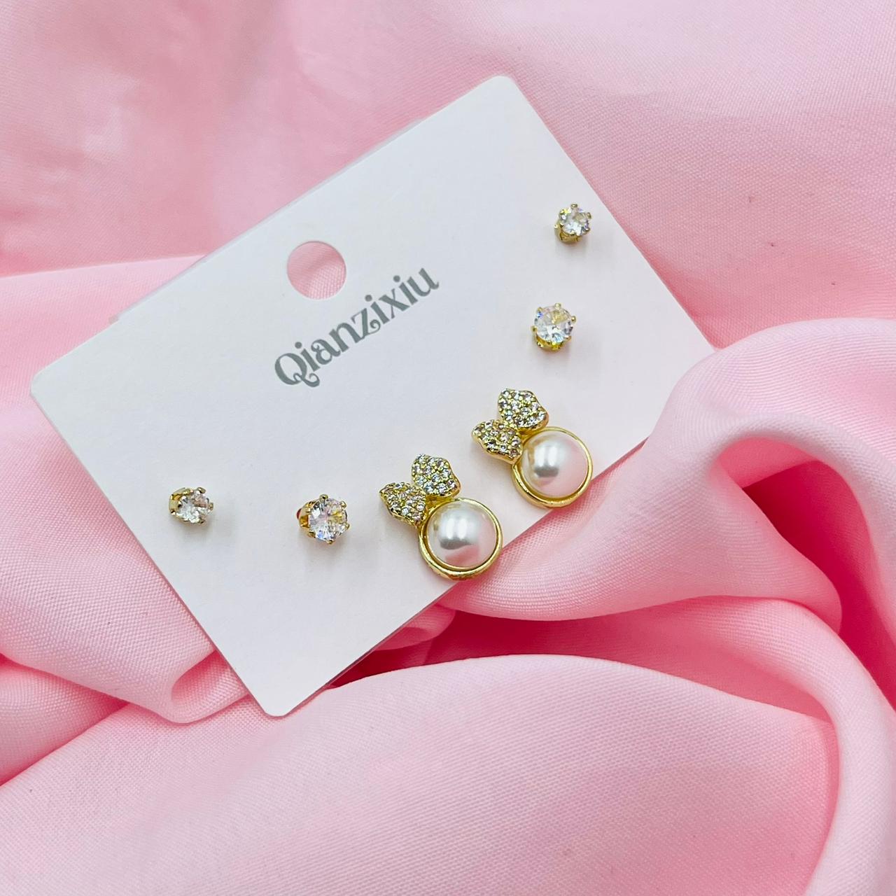 Fashion Bloom Combo Earrings