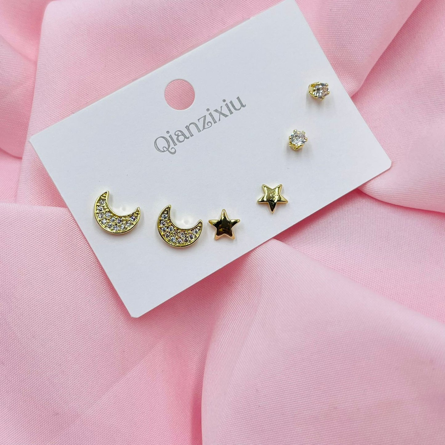 Star Moon Combo Earrings