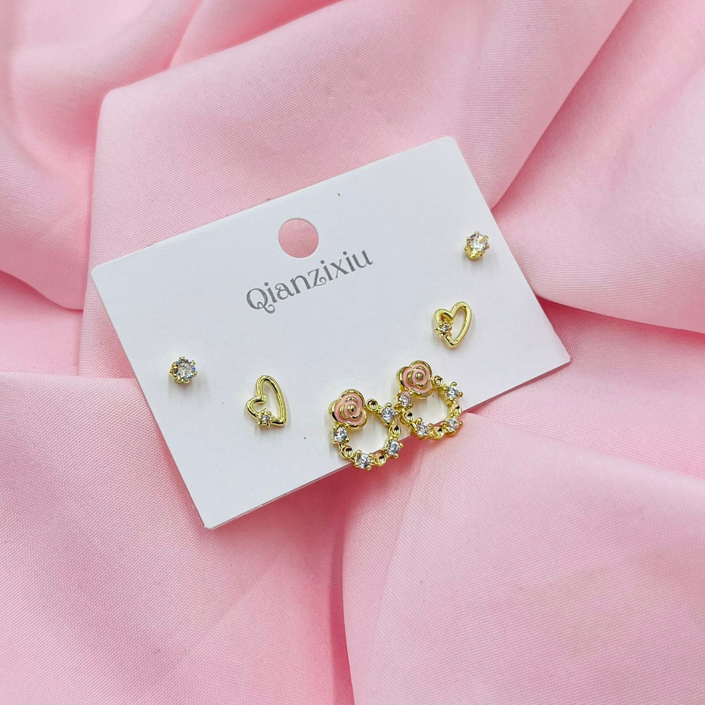 Golden Twinkle Combo Earrings
