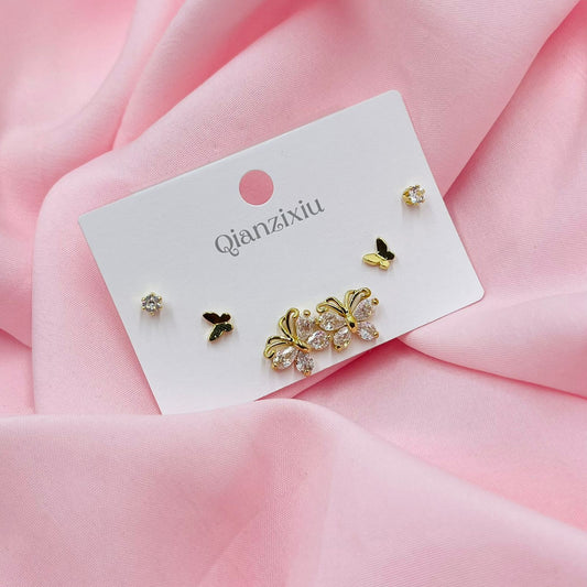 Radiant Glow  Combo Earrings