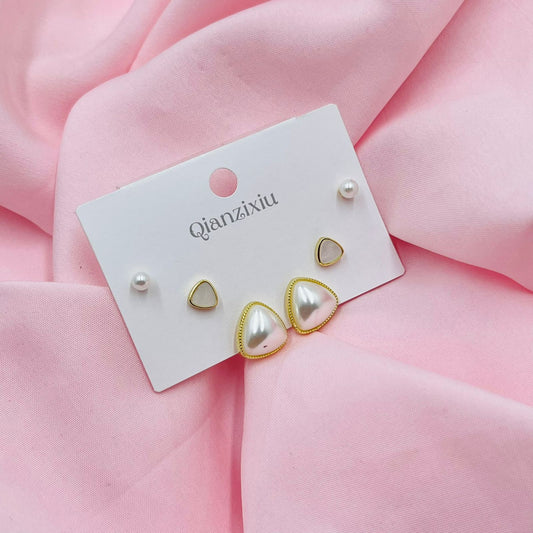 Glamour Pearl Combo Earrings