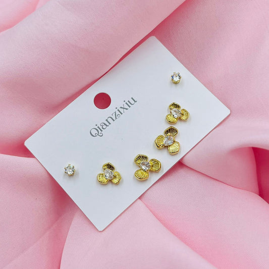 Golden Dew Combo Earrings