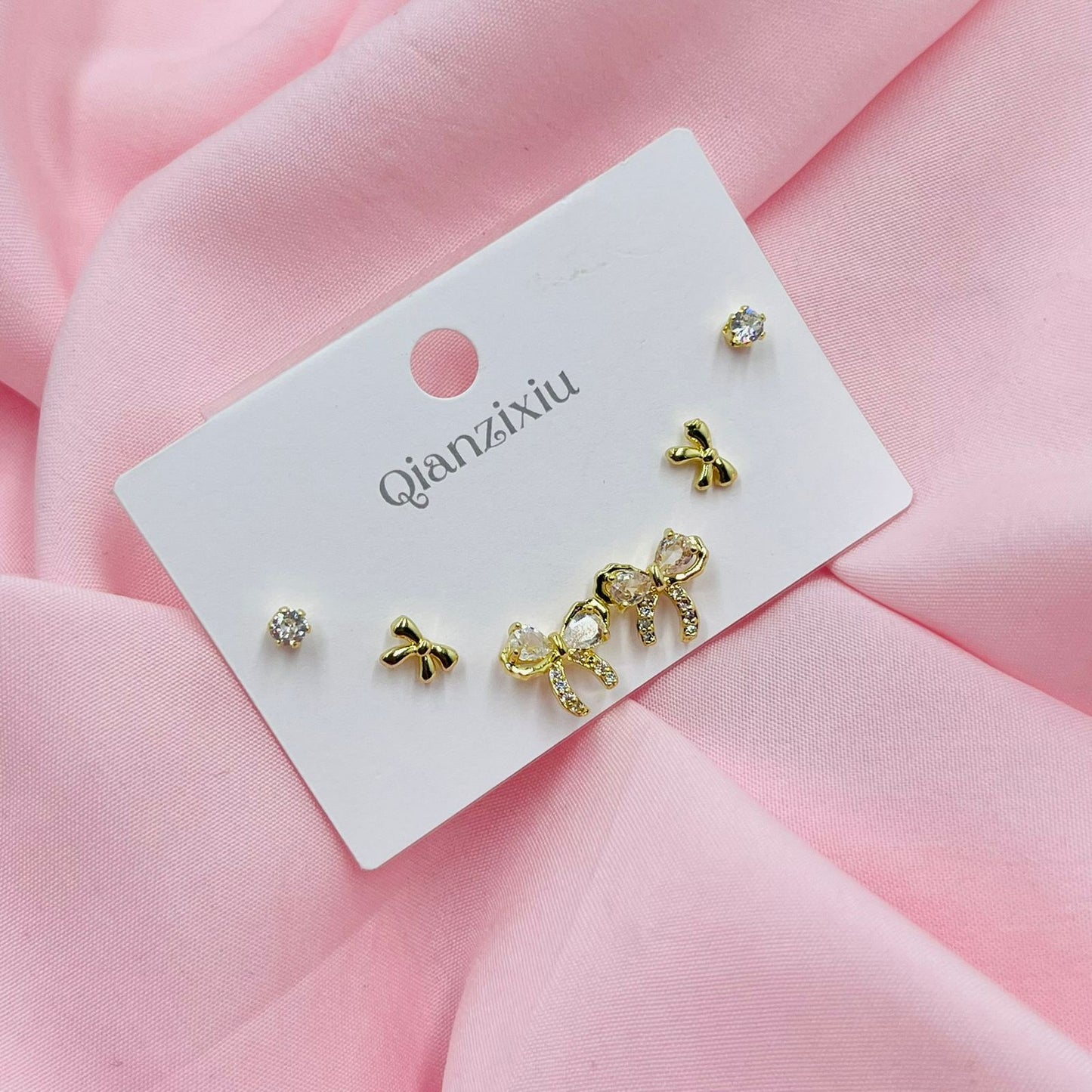 Gold Spark Combo Earrings