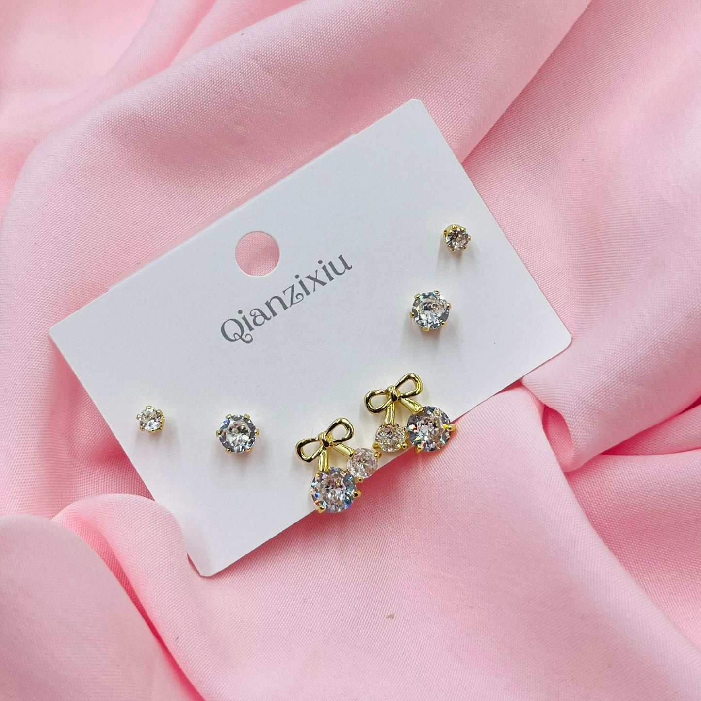 Golden Blossom Combo Earrings