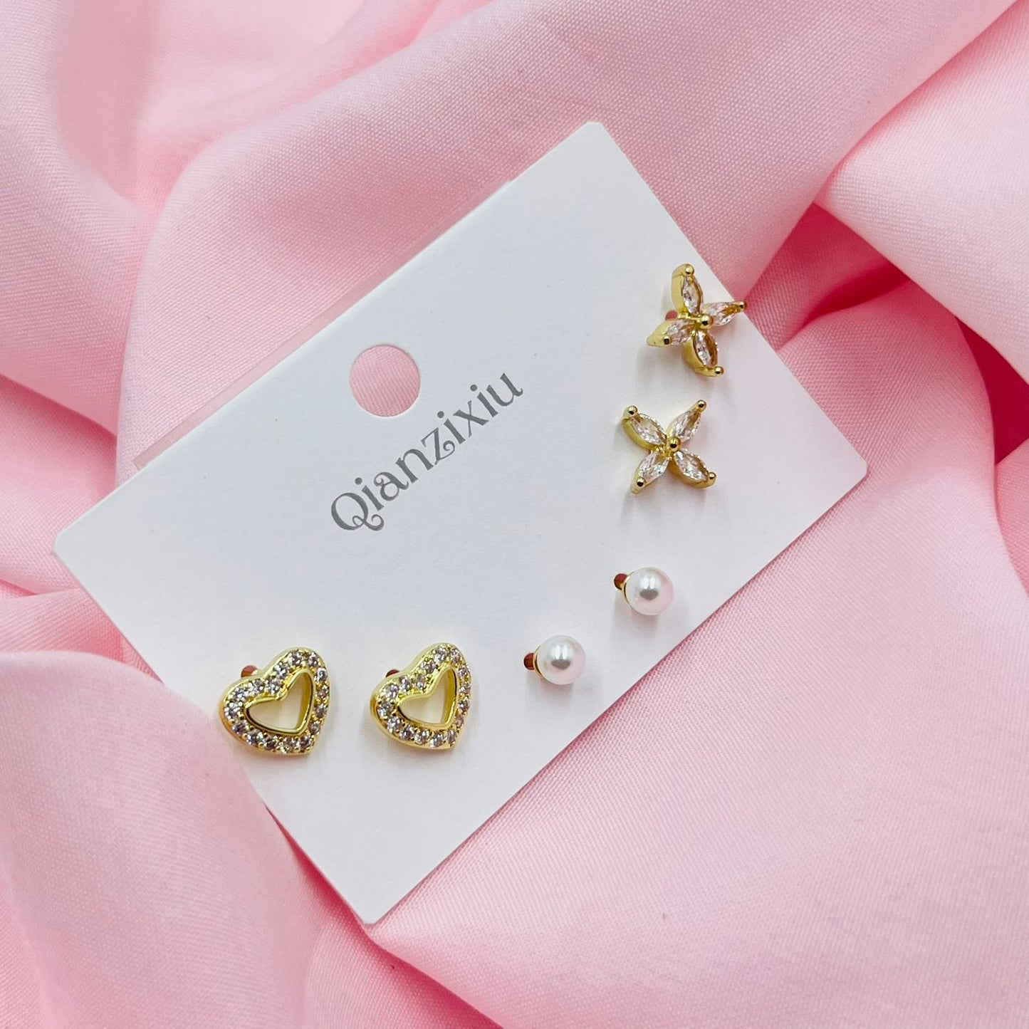 Glamour Pearl Combo Earrings