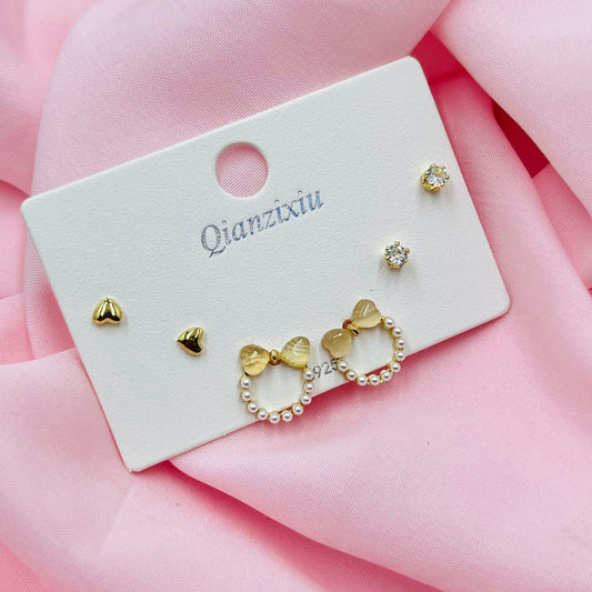 Elegant Aura Combo Earrings