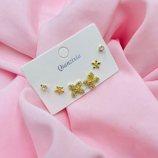 Elegant Edge Combo Earrings