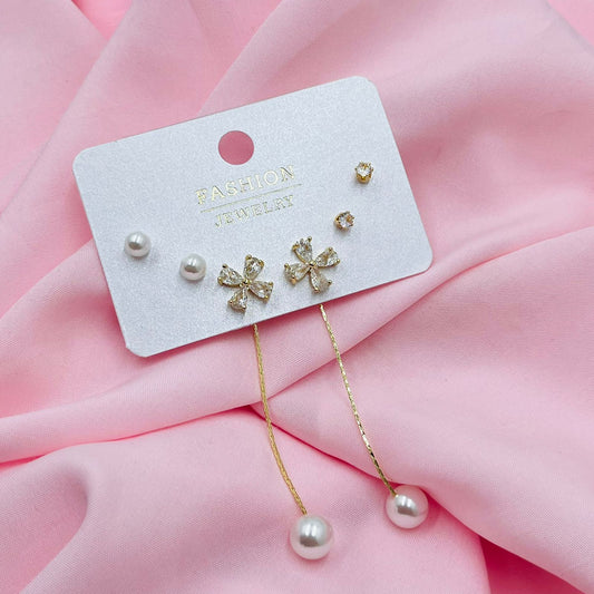 Radiant Gems Combo Earrings