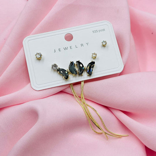 Golden Glow Combo Earrings