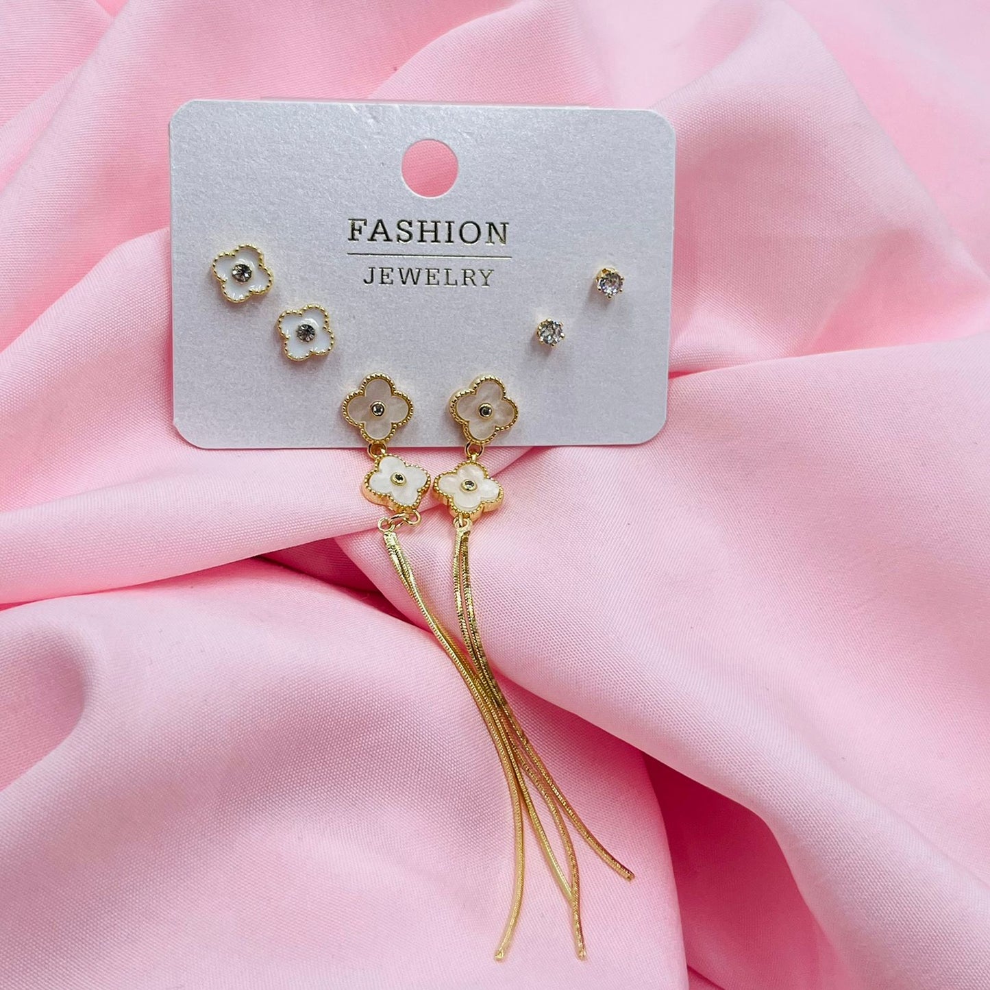 Graceful Spark Combo Earrings