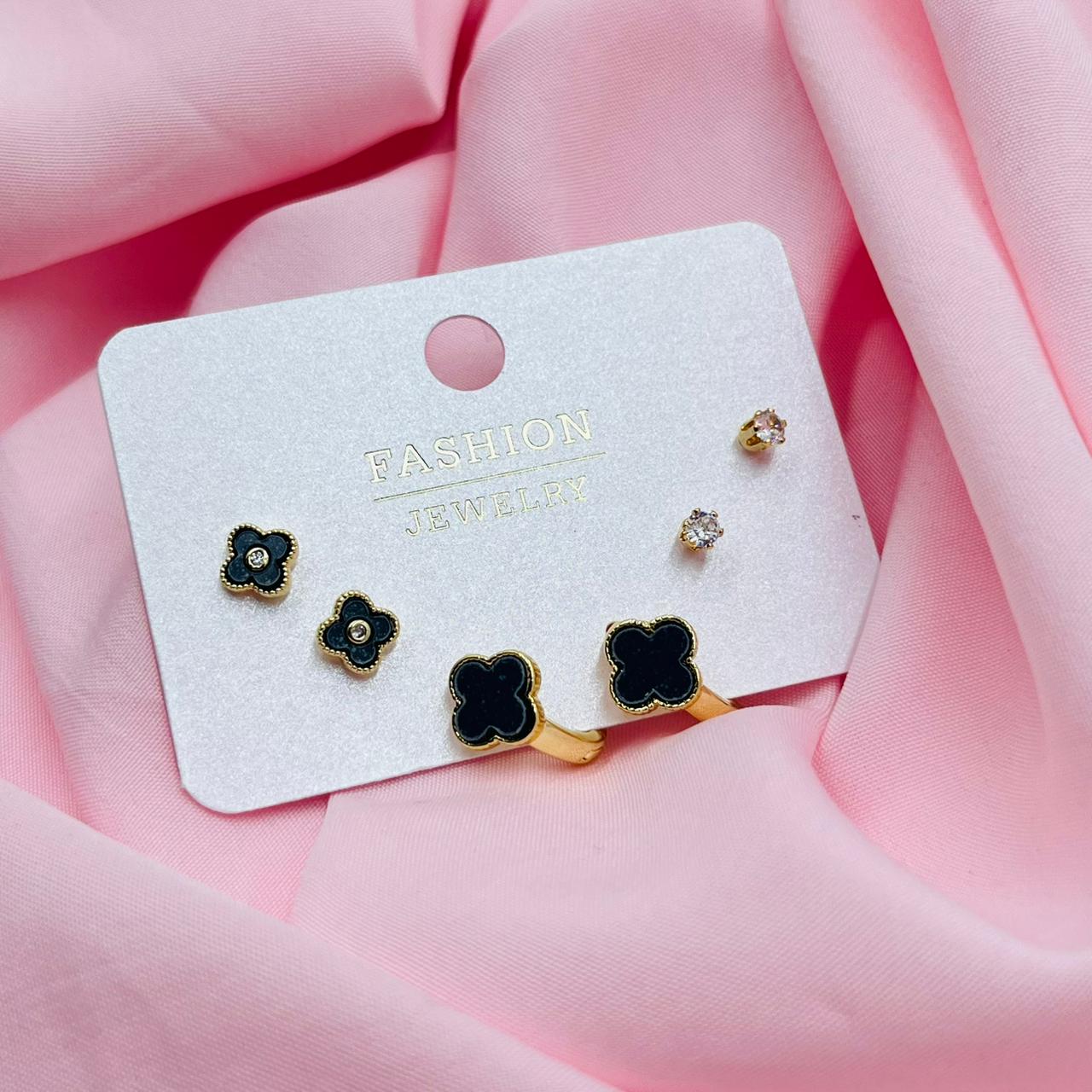 Flower Combo Earrings