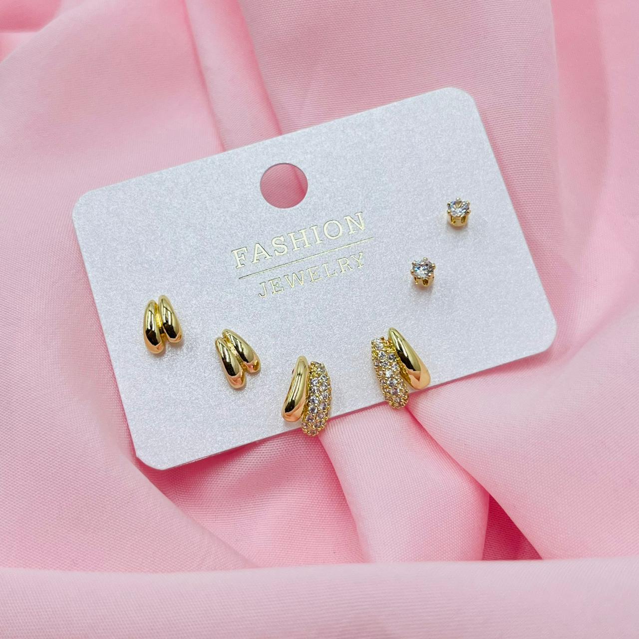 Harmony Arc Combo Earrings