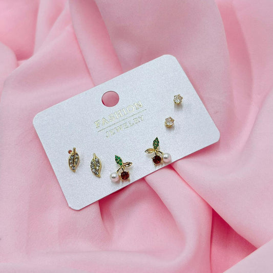 Pearl Orbit Combo Earrings
