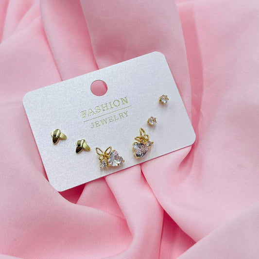 Diamond Dust  Combo Earrings