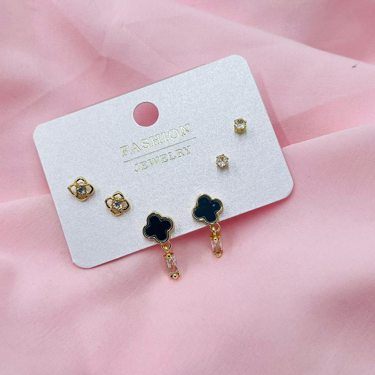 Star Bloom Combo Earrings