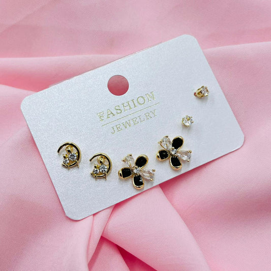 Ocean Halo Combo Earrings