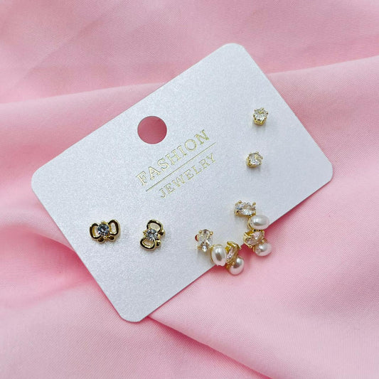 Trend Wave Combo Earrings