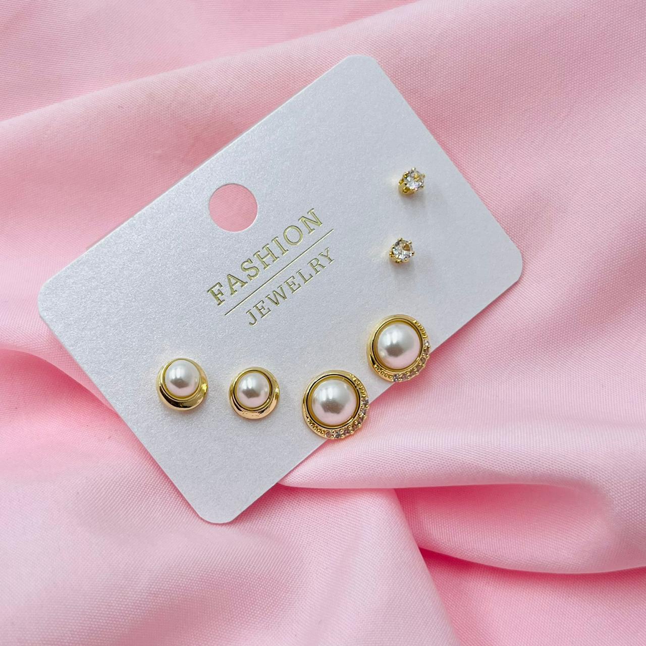Pearl Perfection  Combo Earrings