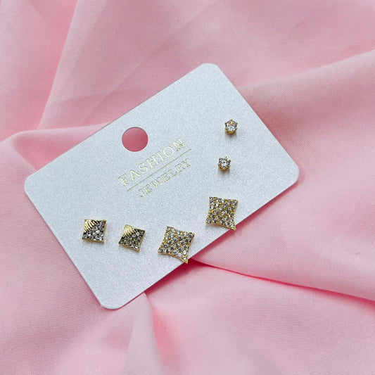 Crystal Whisper Combo Earrings
