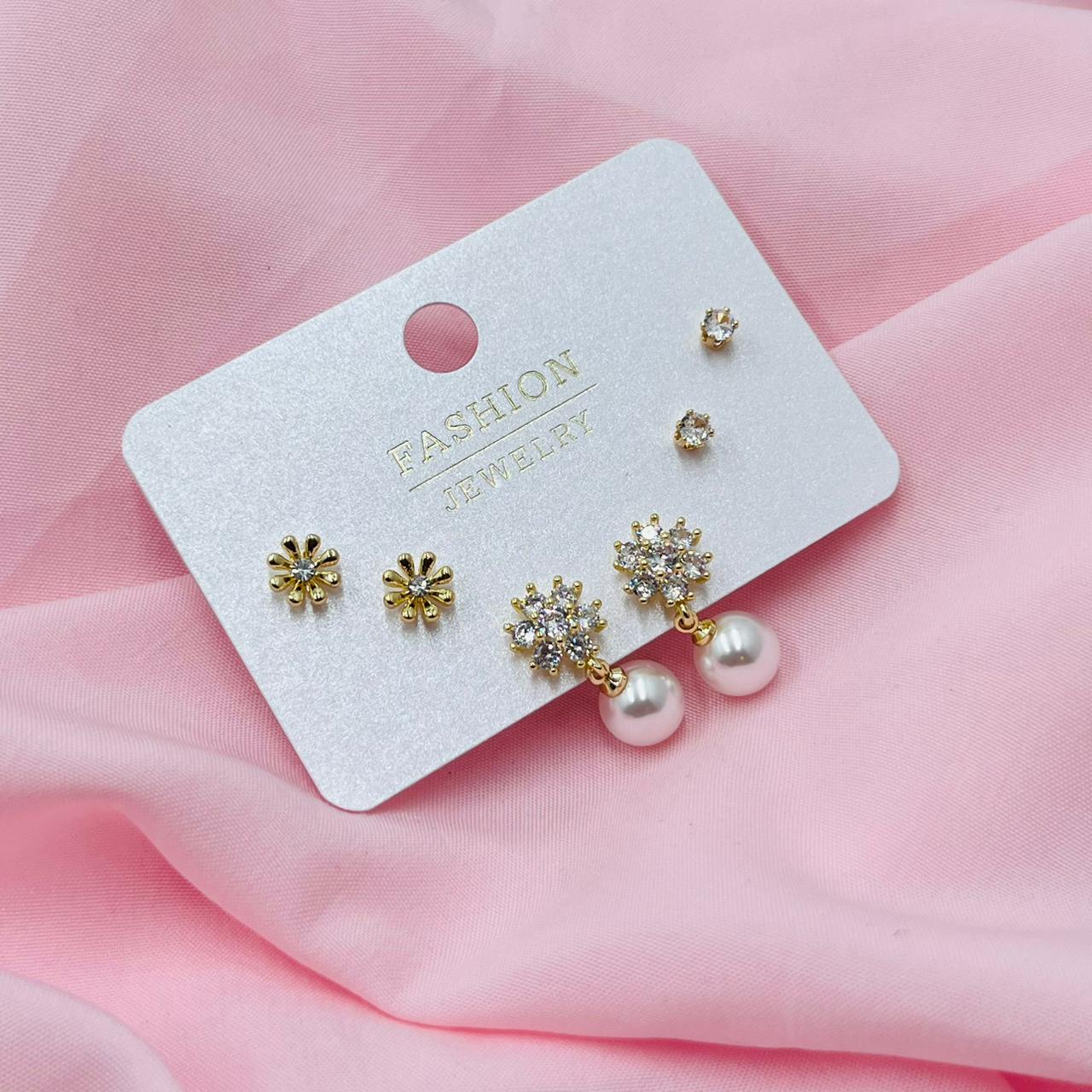 Celeste Curve Combo Earrings