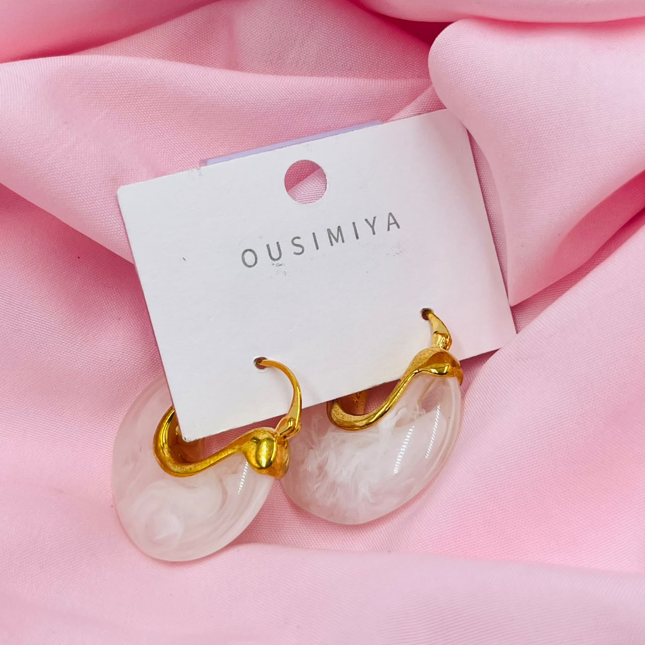 Golden Twist Hoops