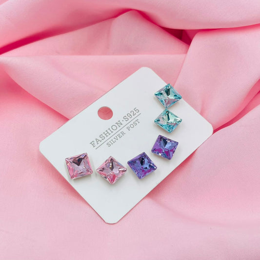 Gemstone Combo  Earrings