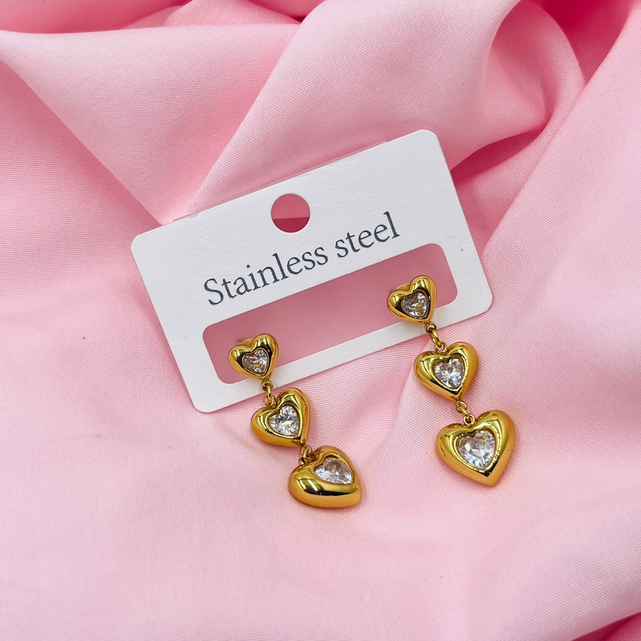 Floral Heart Earrings