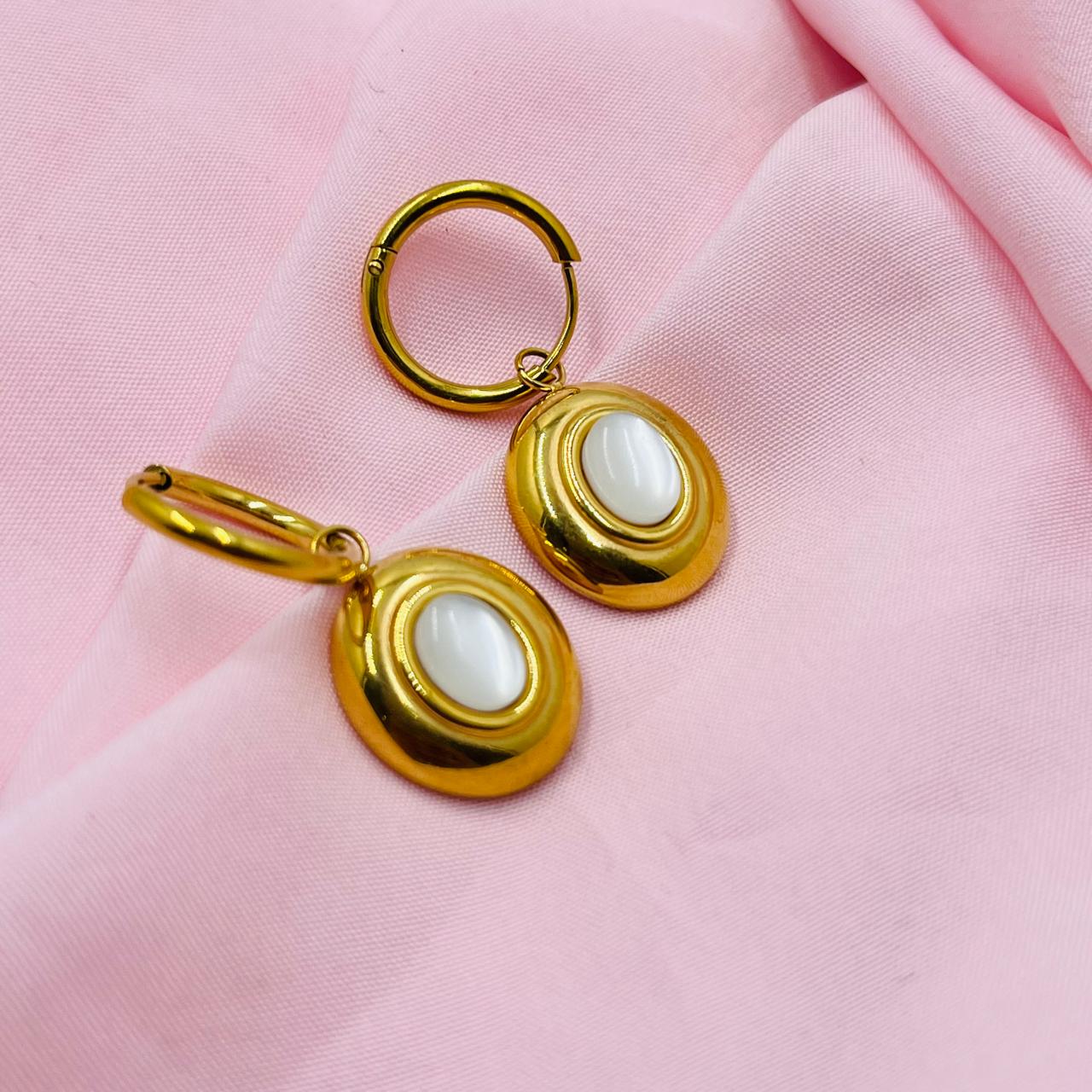 Shimmer Hoops Earrings