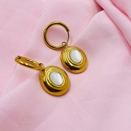 Shimmer Hoops Earrings