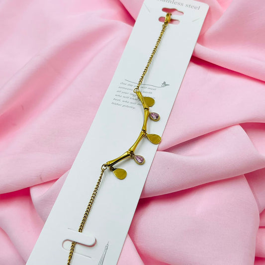 Pink Stone Bracelet