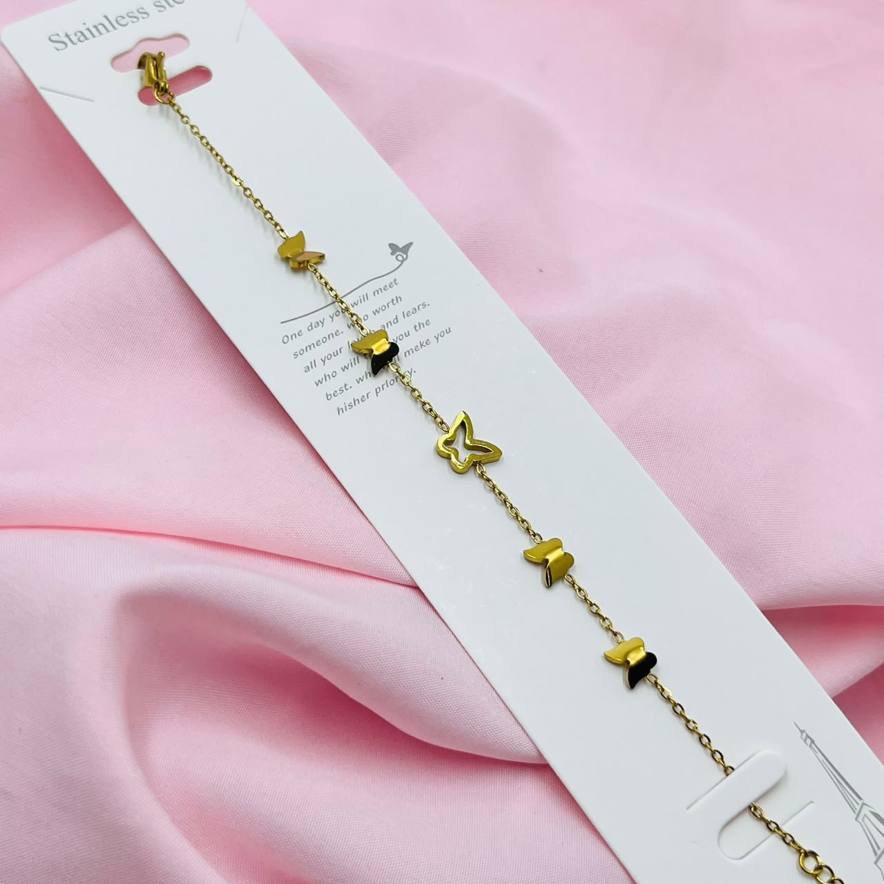 Gold Butterfly Bracelet