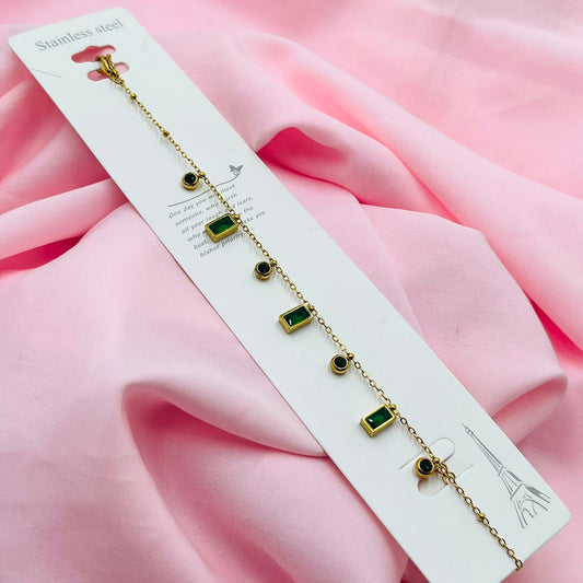 Green Gemstones  Bracelet