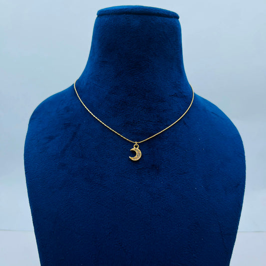 Golden Moon Necklace