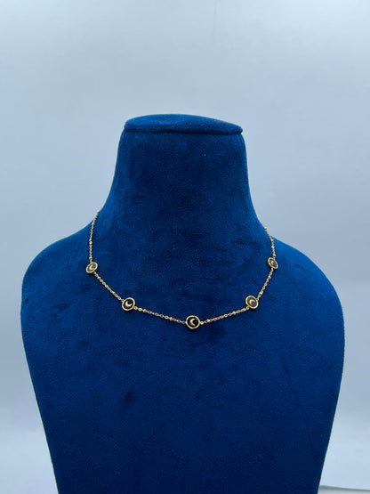 Frosted Gem Necklace