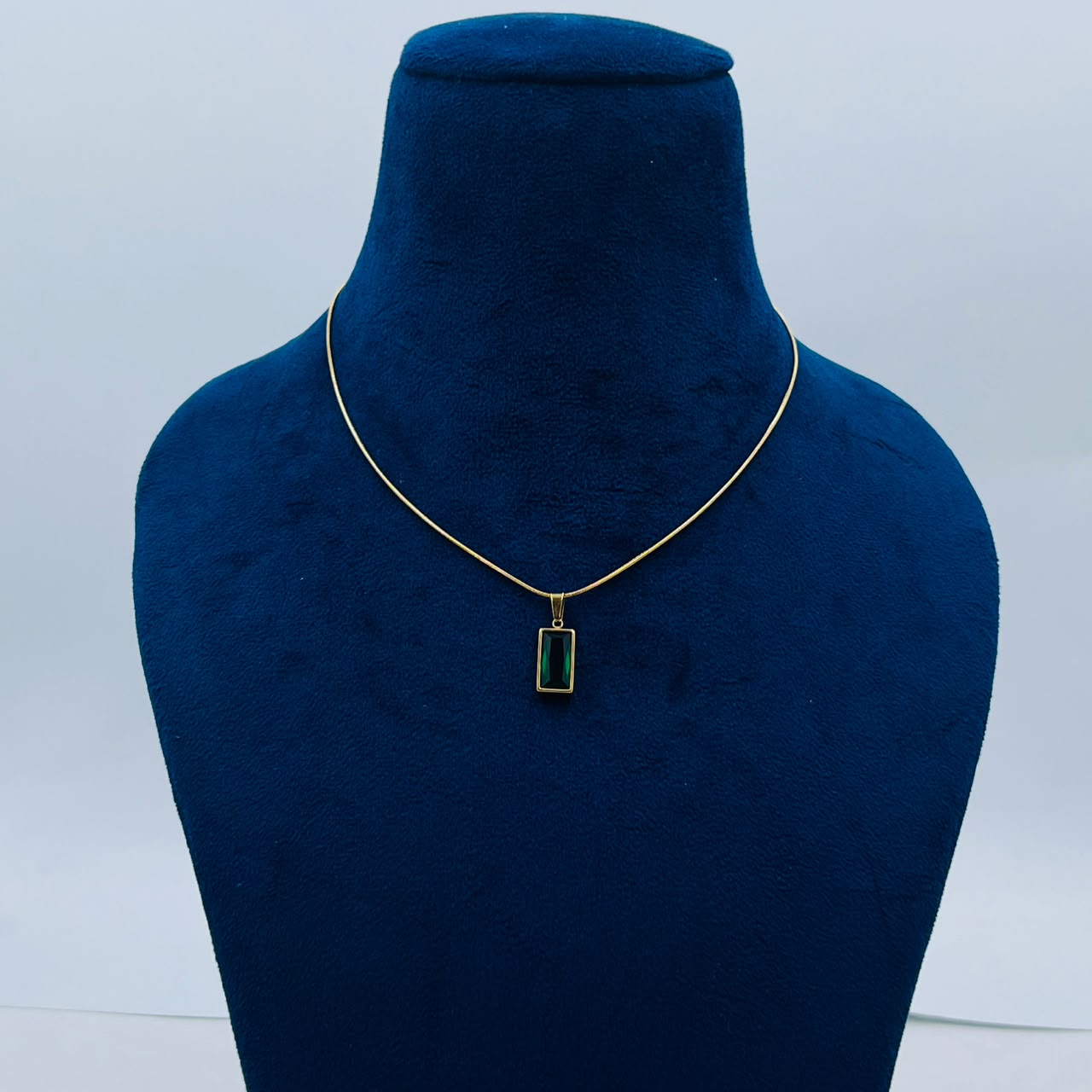 Green Stone  Necklace