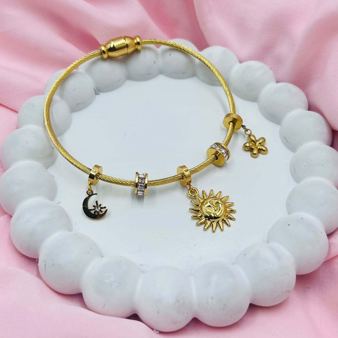 Golden Charm Bracelet