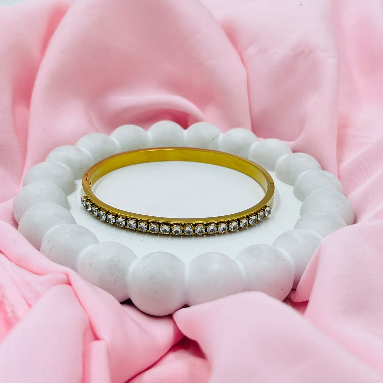 Gold Stone Bracelet