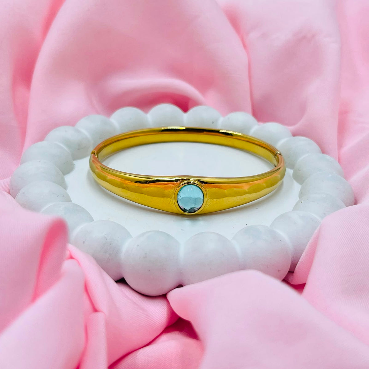 Sky blue Gem Bracelet