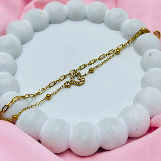 Love Charm  Bracelet