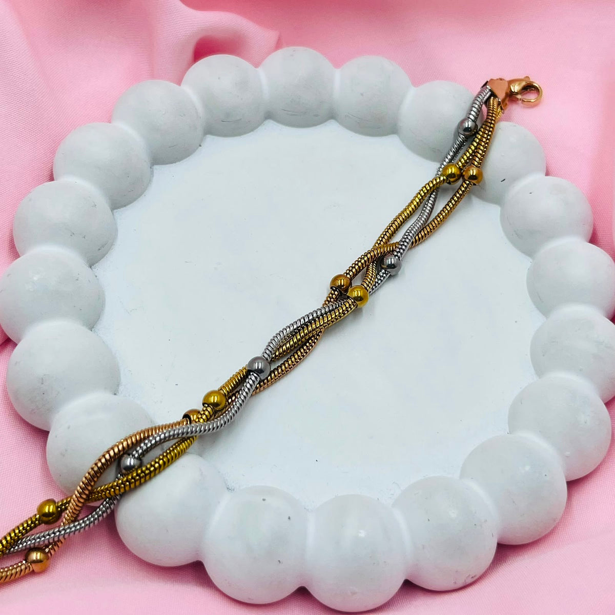Triple Layer Mix Bracelet